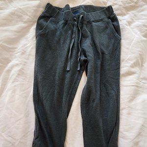Gap Kids Girls Charcoal Knit Joggers Ankle Length Size M